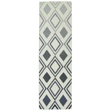 Kaleen Glam Area Rug - Soft Plush Grey Shag Carpet 3'6