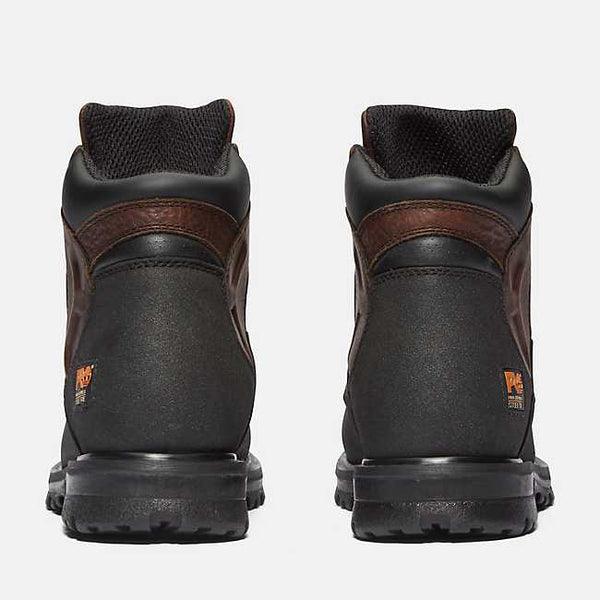 Powerwelt 6 Steel Toe Work Boots for Men - Safety Shoes for Construction, Warehouse & Outdoor Work - ASTM F2413-18 Certified Protective Footwear