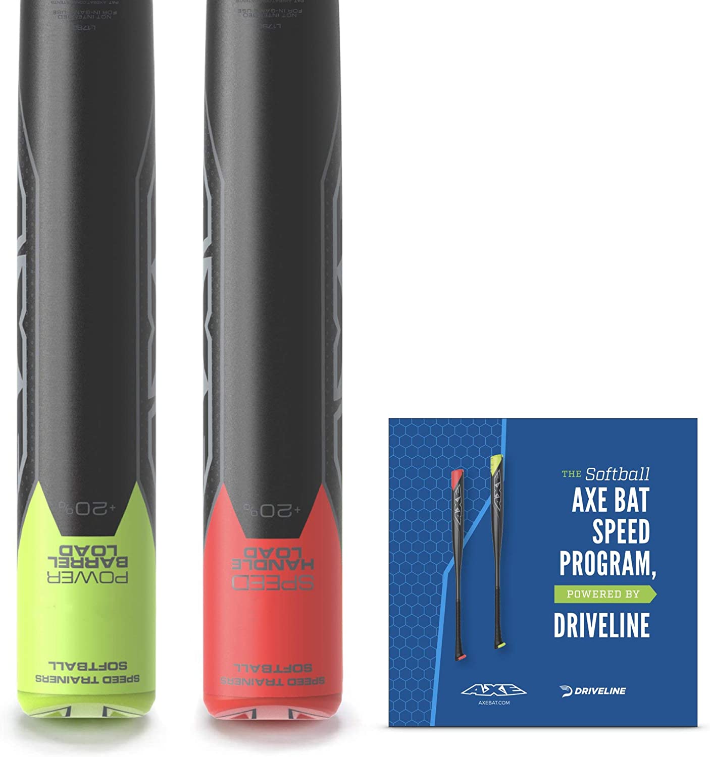 Elite Fastpitch Softball Axe Bat Speed Trainers - 2 Pack (33