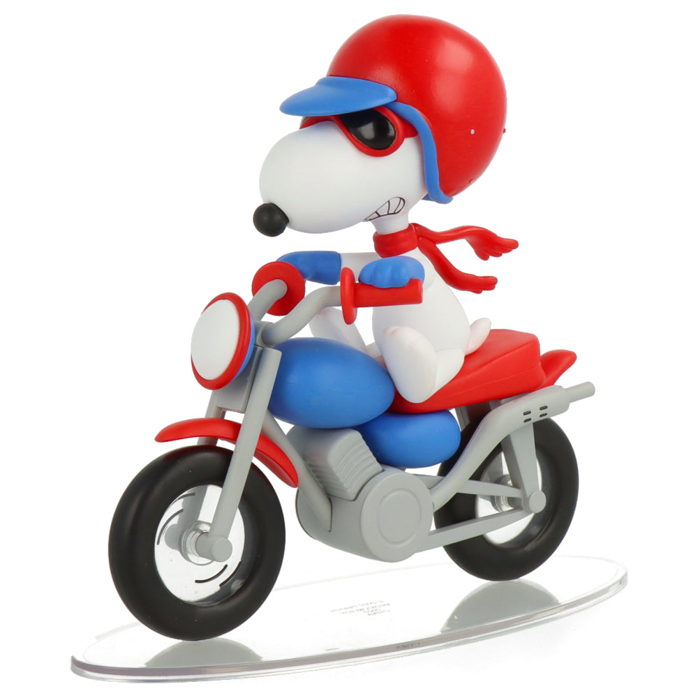 Peanuts Series 13 Motocross Snoopy Collectible Figurine - Premium UDF Vinyl Statue for Display, Gifts & Anime Fans