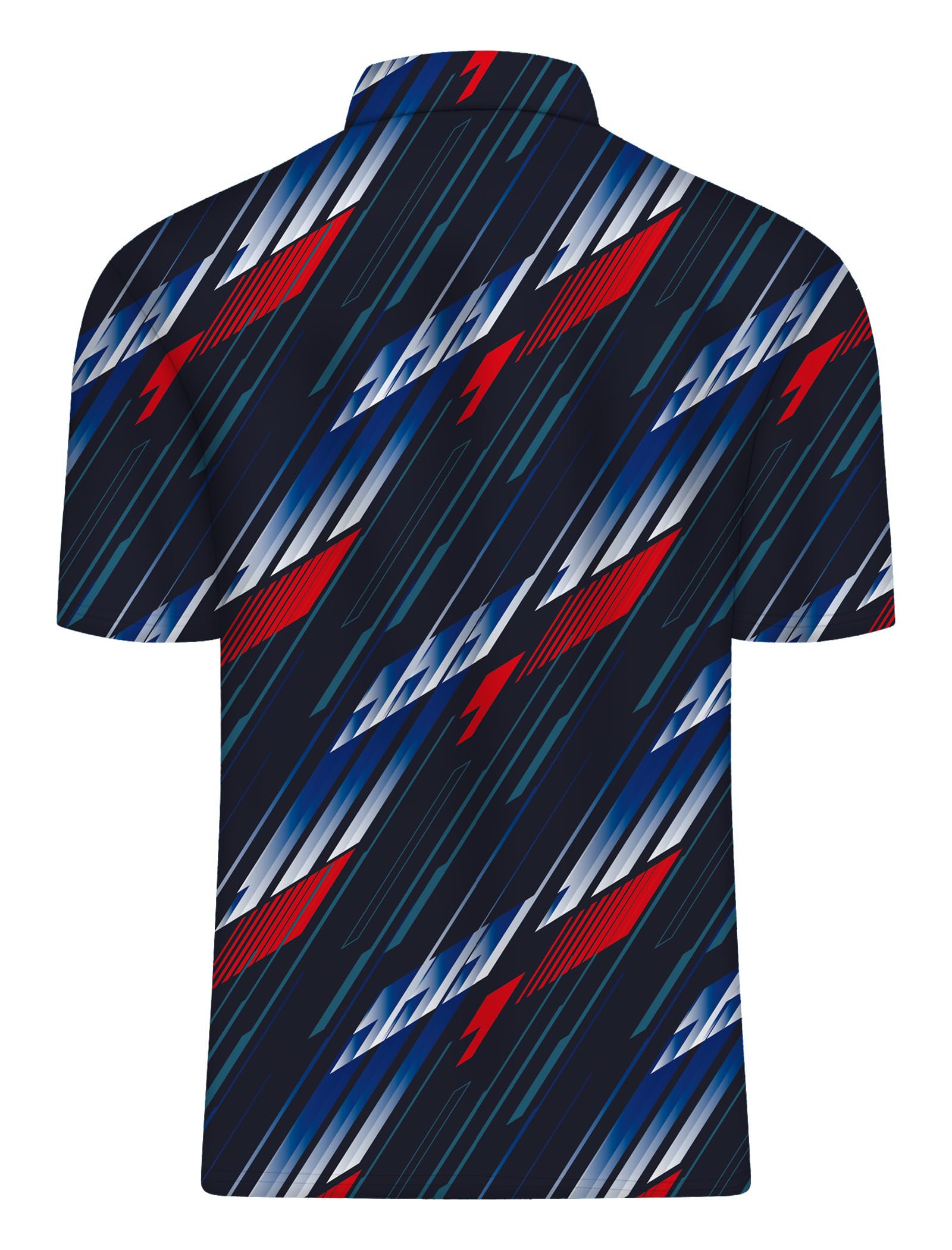 Funny Hawaiian Golf Polo Shirt for Men - Dry Fit & Breathable for Golf & Casual Wear