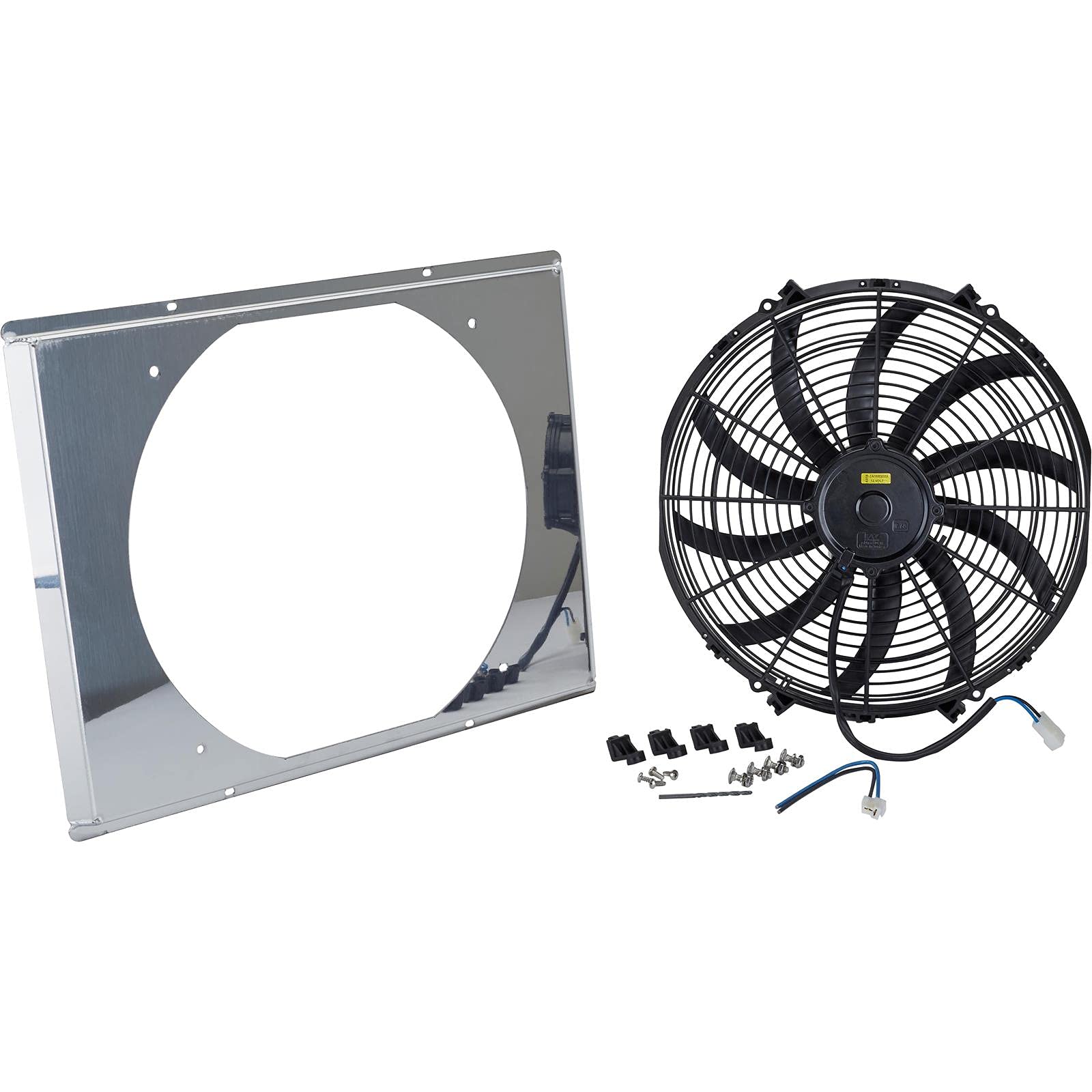 AFCO 80417FANZ Fan Shroud Combo Kit for Radiators - Universal Fit, High-Performance Cooling for Trucks, SUVs & Off-Road Vehicles