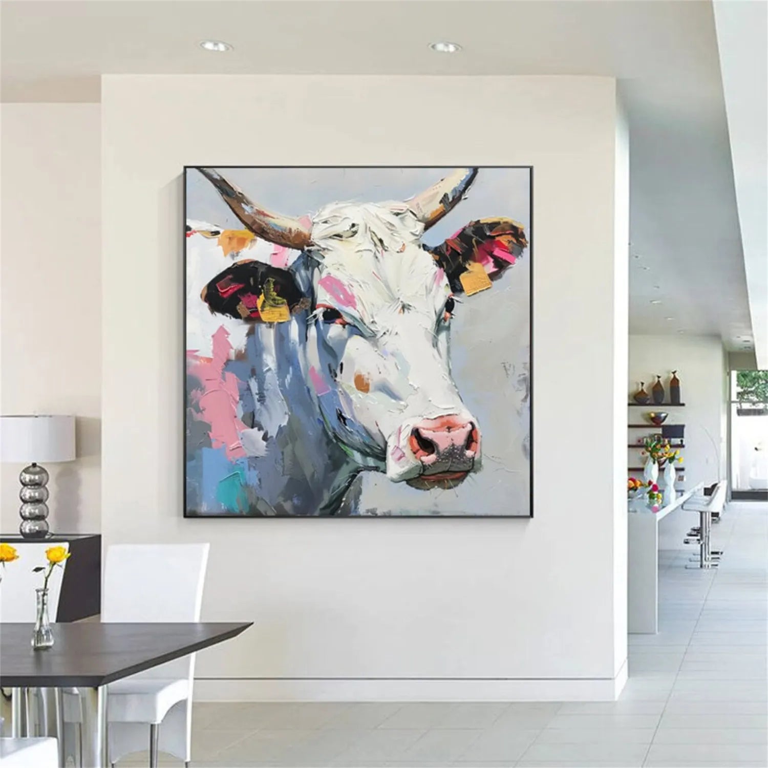 Animal Art Painting #AP093 - Handmade Wildlife Canvas Art for Home & Office Decor | Perfect for Living Room, Bedroom, or Gift
