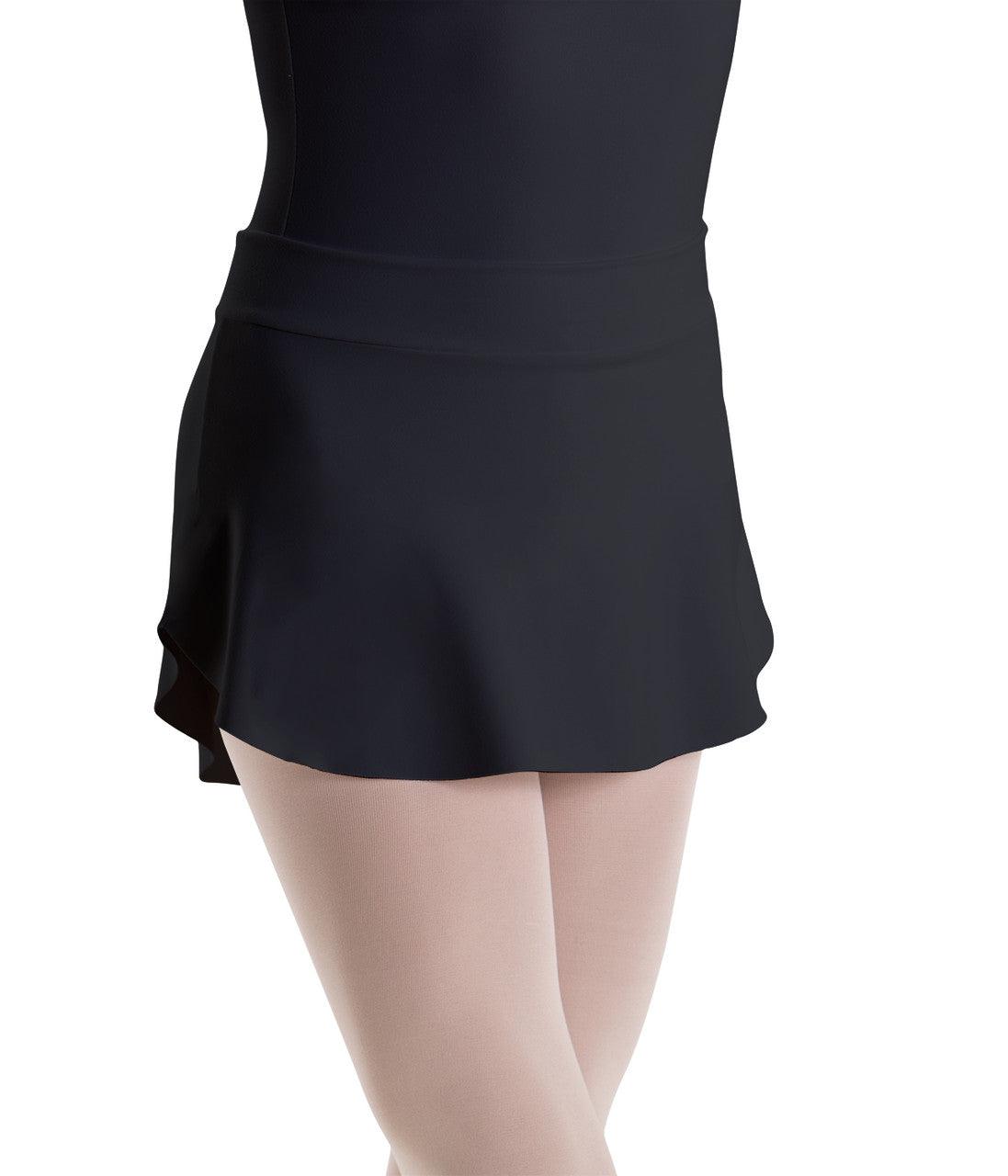 Motionwear Pull-On Skirt with Unfinished Hem - Stretchy Comfort Skirt for Yoga, Dance & Casual Wear - Women's Elastic Waist Flowy Skirt