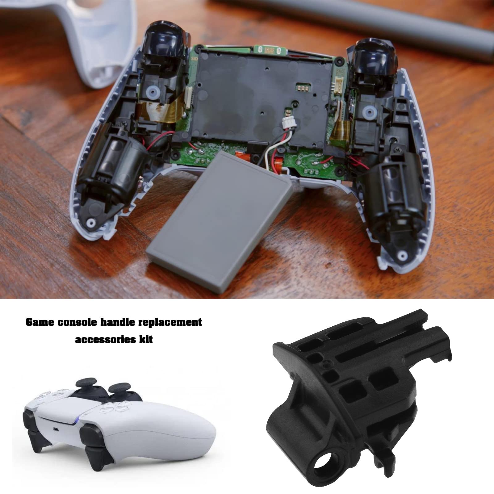 ECSiNG PS5 Controller Repair Kit - 12-Piece L1 R1 L2 R2 Trigger Button Replacement Set with Springs, Frames, Shaft, Screwdriver & Pry Tool | DIY Fix for Sticky/Unresponsive Buttons | Perfect for Gaming Enthusiasts & Home Repairs