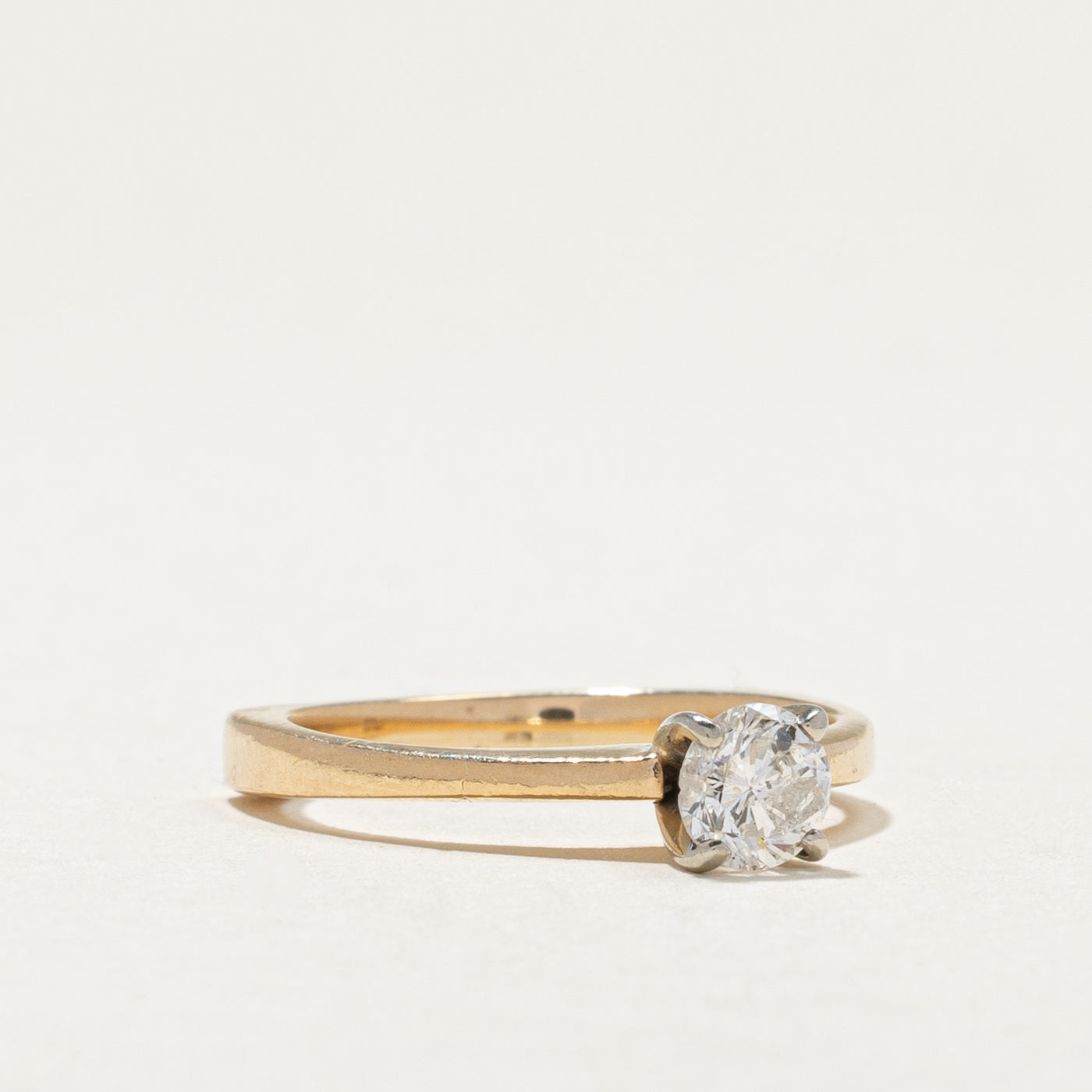 0.38ct Solitaire Diamond Engagement Ring for Women - Size 5.5 - Ideal for Proposals, Anniversaries & Weddings - Timeless Elegance & Sparkle