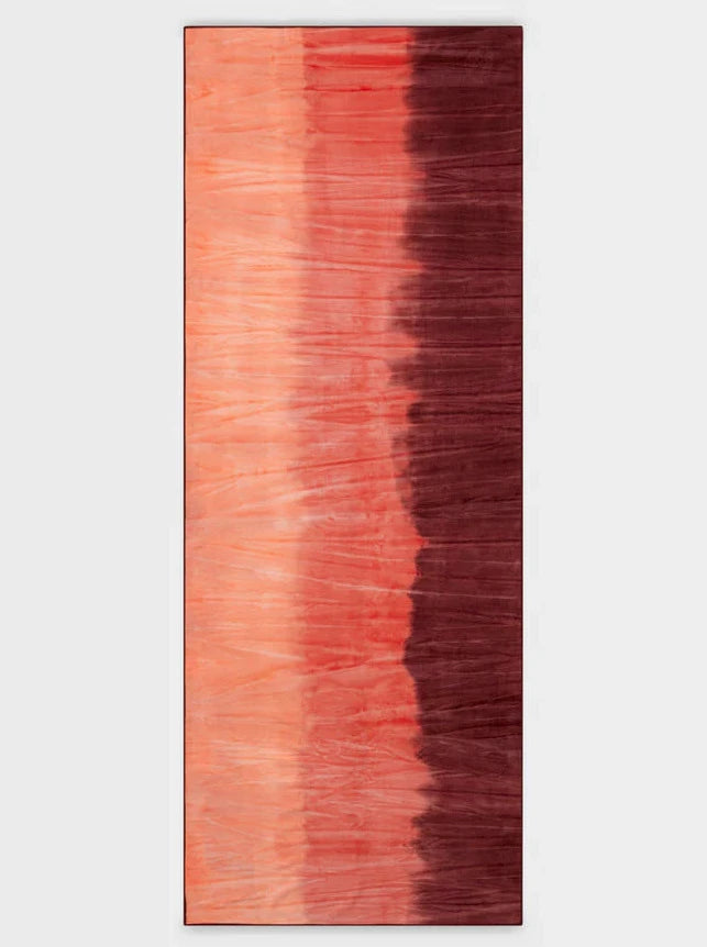 Manduka eQua Yoga Mat Towel - Non-Slip, Absorbent & Eco-Friendly for Hot Yoga, Bikram & Pilates - Perfect for Home, Studio & Travel Workouts