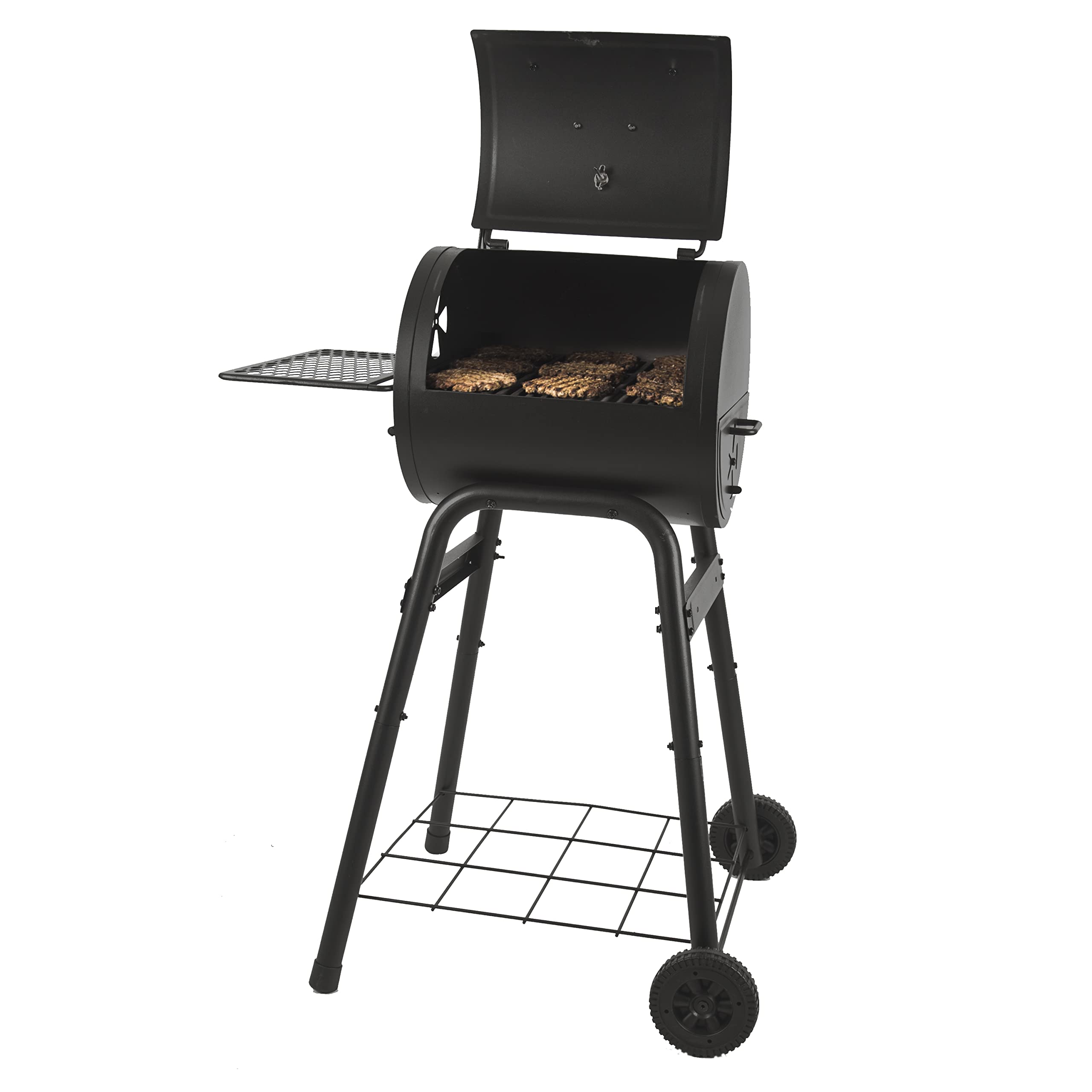 Portable Compact Charcoal Grill for Outdoor BBQ, Camping & Picnics - Lightweight Backyard Cooking with Adjustable Vents & Ash Pan