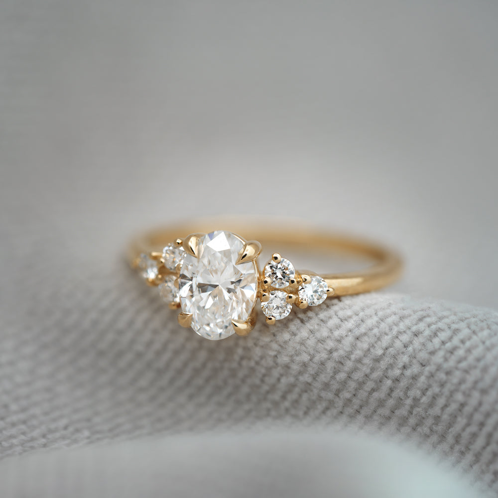 Cleo Diamond Engagement Ring - 1 Carat Solitaire Ring for Women, 14K White Gold Wedding Band - Perfect for Proposals, Anniversaries & Bridal Jewelry