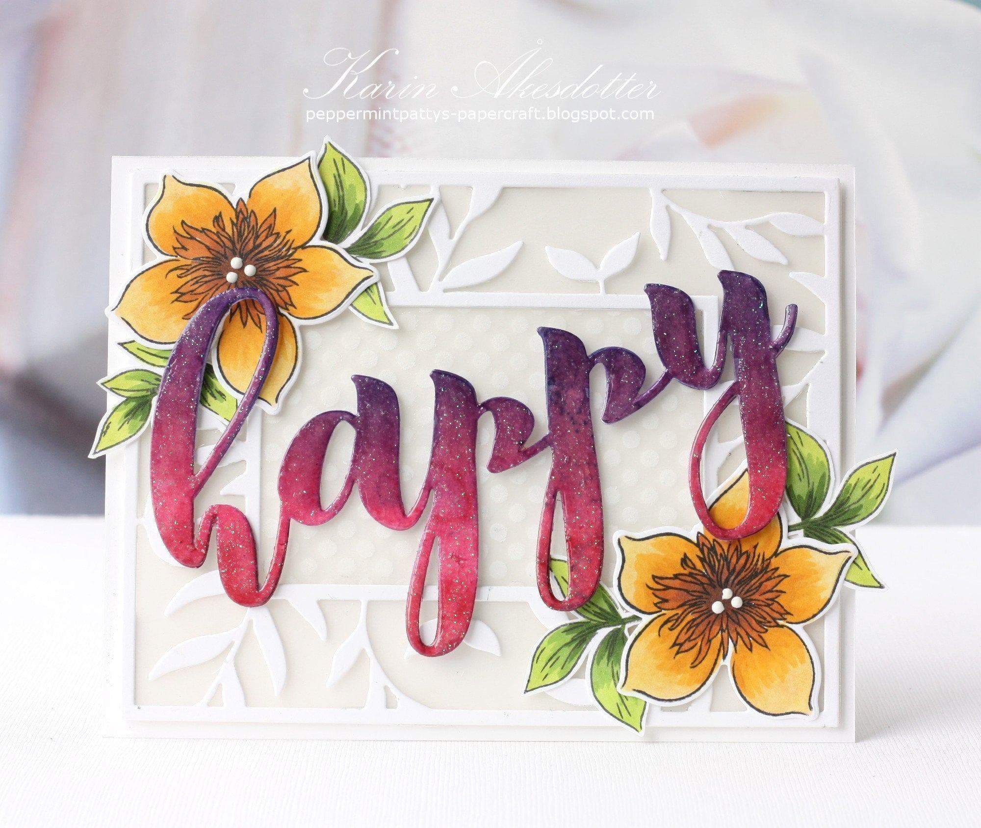 Mega Greetings 2 Stamp & Die Bundle Set for Card Making, Scrapbooking & DIY Crafts - Perfect for Handmade Greeting Cards, Invitations & Paper Projects