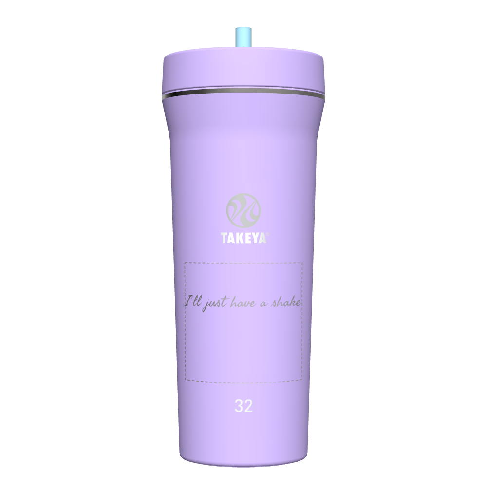 32 oz Custom Insulated Straw Tumbler with Lid - Reusable Stainless Steel Water Bottle for Hot & Cold Drinks - Perfect for Gym, Office, Travel and Outdoor Activities