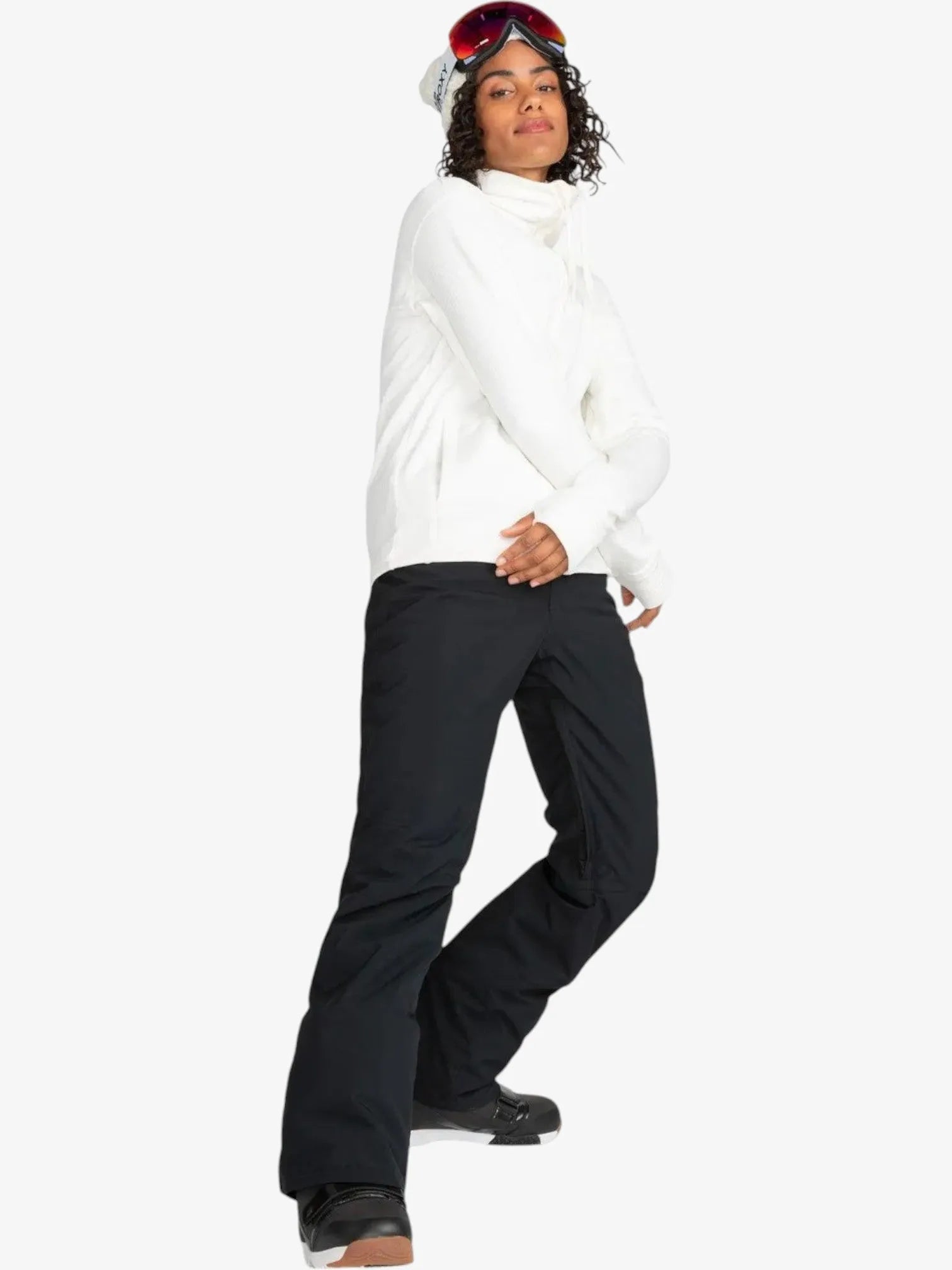 ROXY Women's Snow Pants - Black Waterproof Winter Ski Pants for Snowboarding & Cold Weather Outdoor Activities