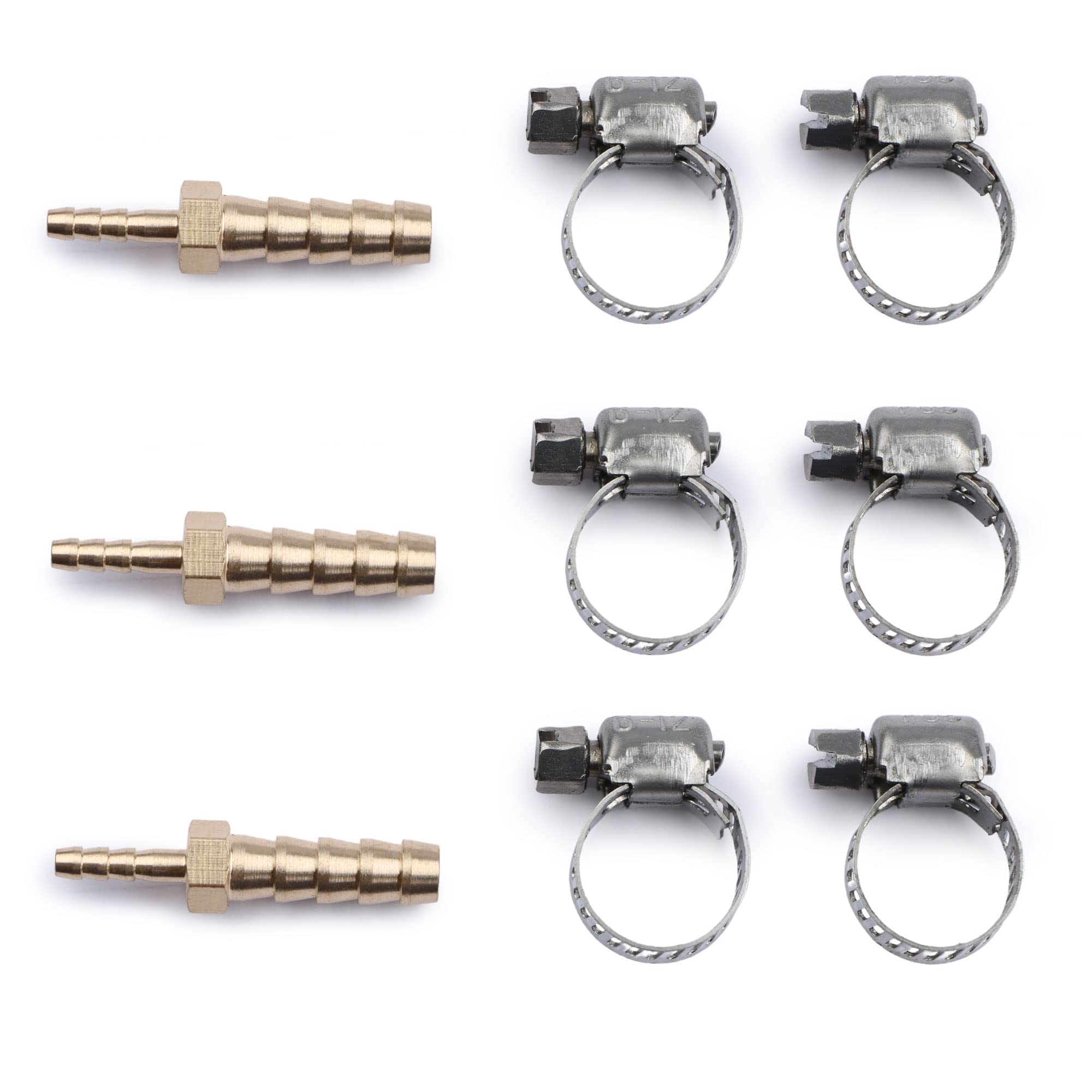 Solid Brass Hose Barb Reducer Kit - 1/4