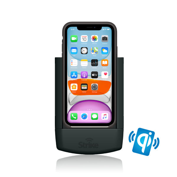 iPhone 11 Car Mount with Wireless Charging - Compatible with Apple Cases - Perfect for Hands-Free Driving & Safe Navigation