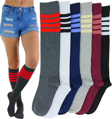 6 Pair Pack: 4 Stripes