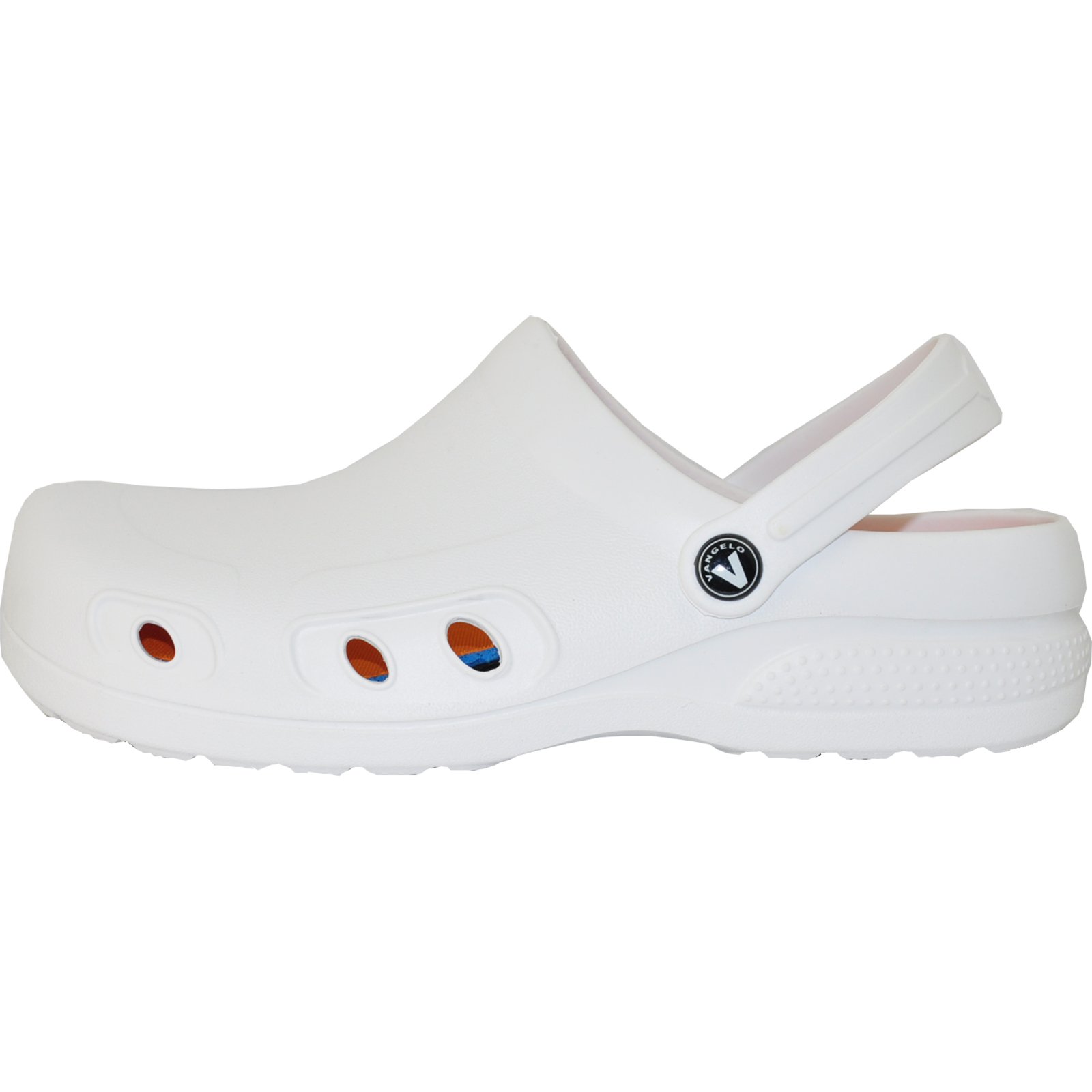 VANGELO Professional Slip Resistant Clogs - Waterproof Work Shoes for Women, Nurses & Chefs - Ritz Black, Lime White & Multicolor - Ideal for Healthcare, Food Service & Hospitality Industries