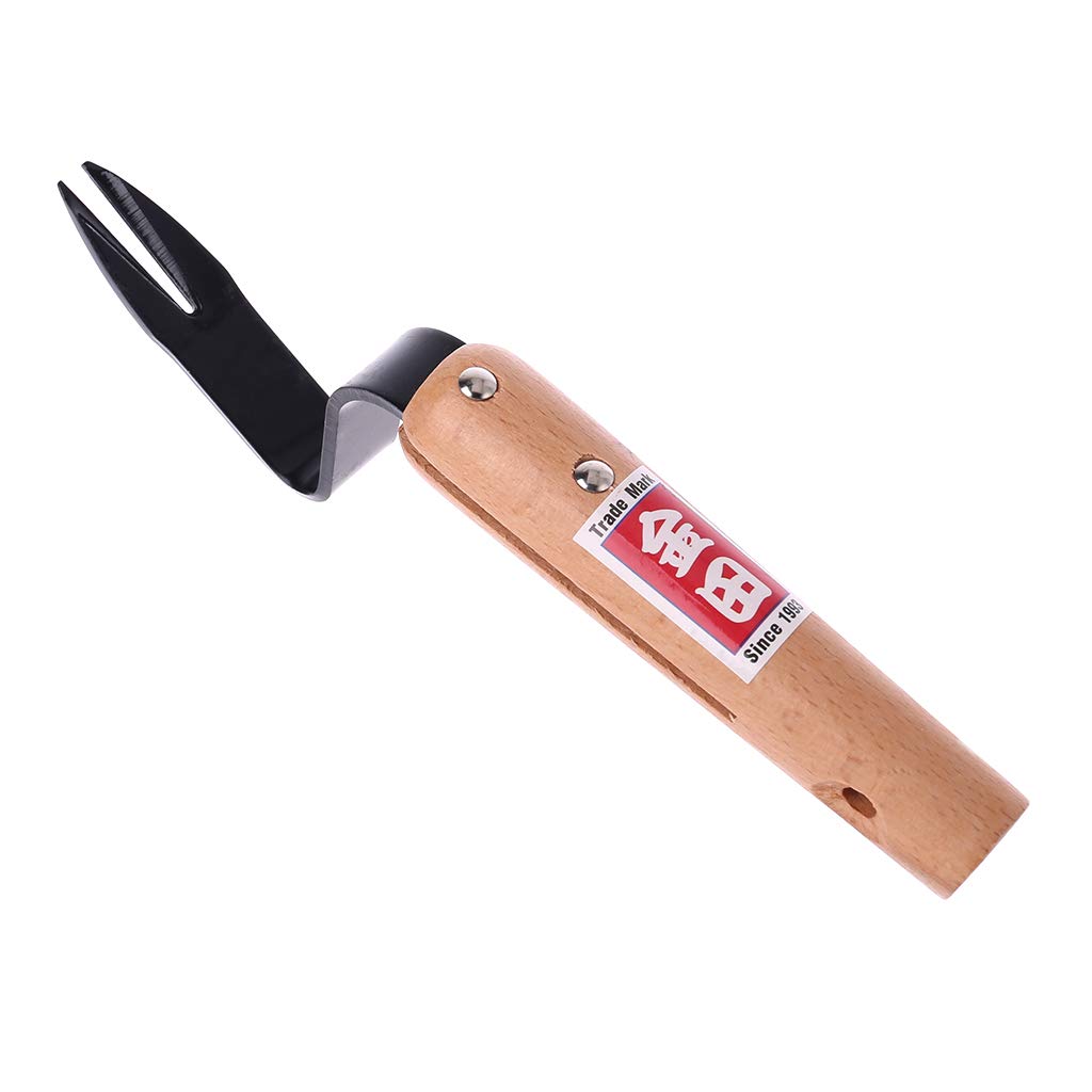 DAIMANPU Manual Weed Extractor Tool with Forked Head - Efficient Garden Weeding & Cutting Tool for Lawn Care, Landscaping, and Outdoor Maintenance