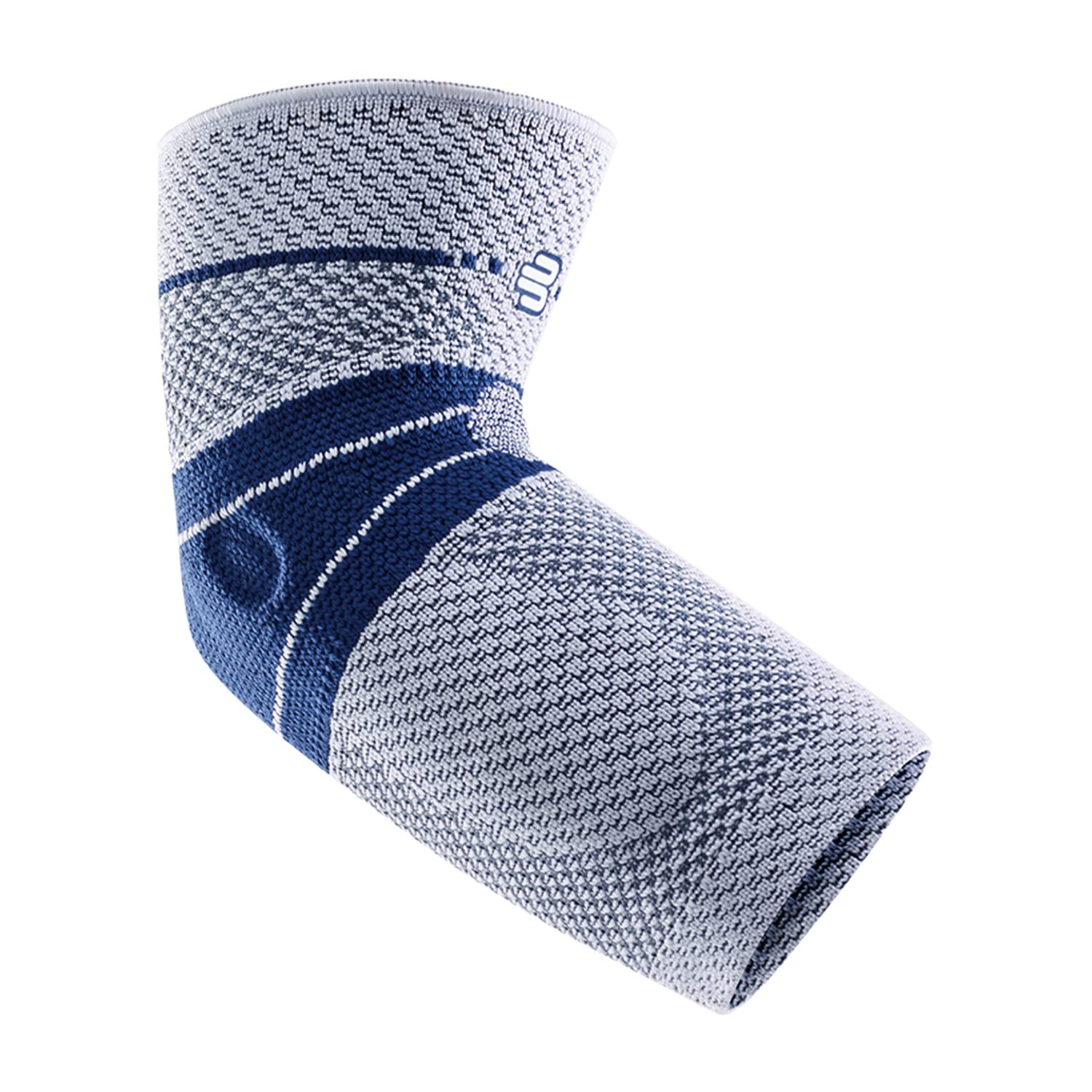 Bauerfeind EpiTrain Elbow Brace for Pain Relief - Targeted Compression Support for Chronic Elbow Pain & Tendonitis - Size 4 Titanium - Ideal for Tennis, Golf & Weightlifting
