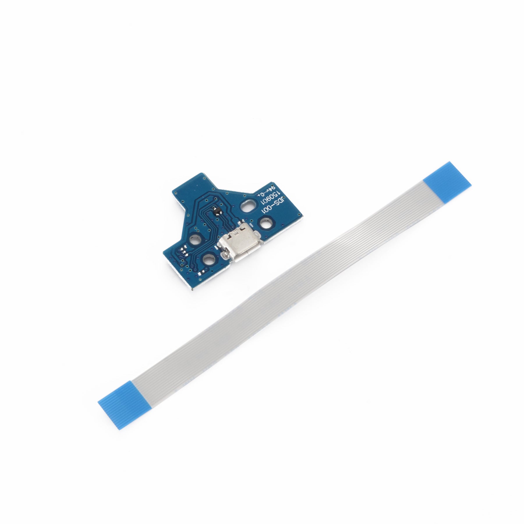 eXtremeRate 5-Pack PS4 Controller Repair Kit - 14-Pin Charging Port PCB Board & Flex Cable Replacement Parts (GP4F0042) for DIY Fixes & Maintenance