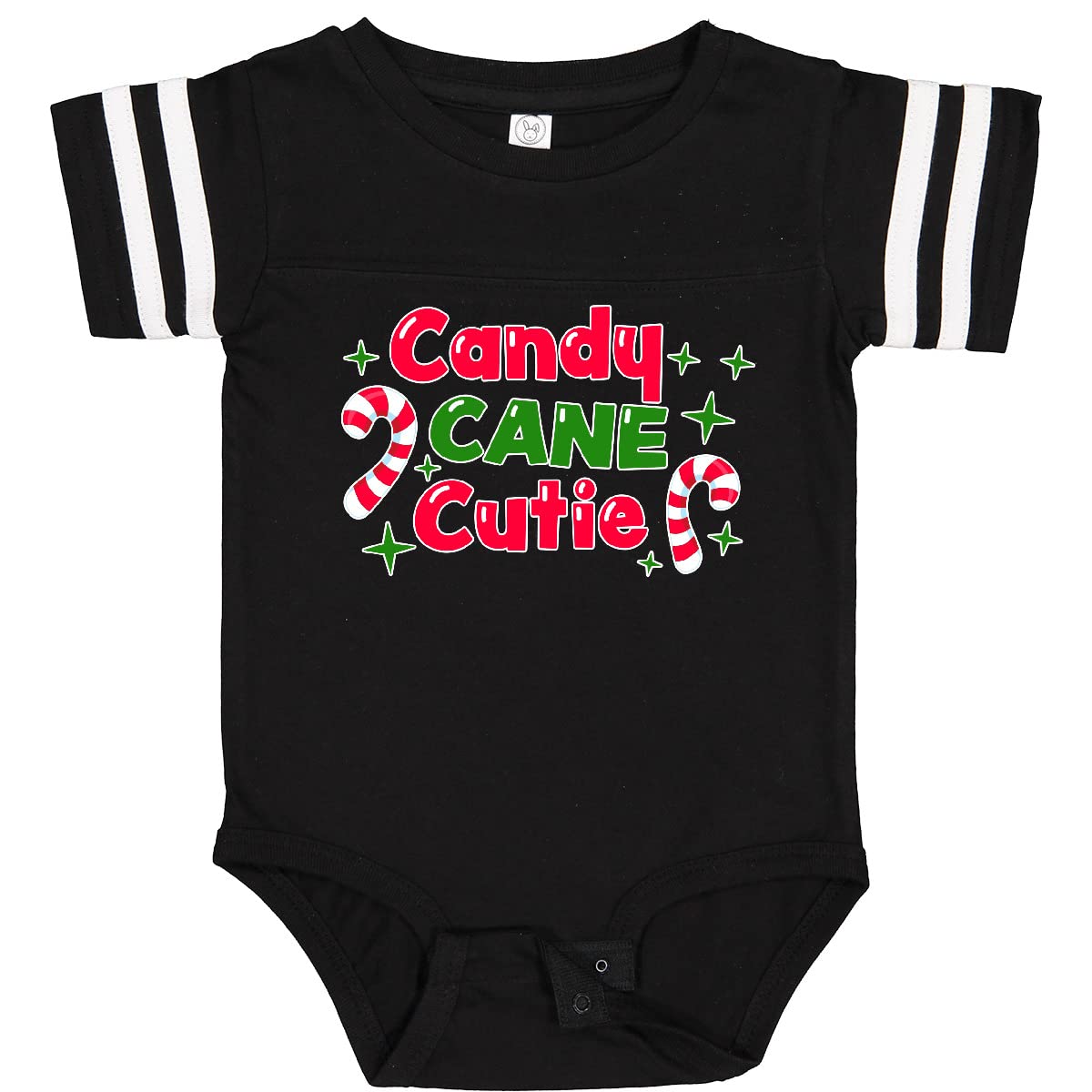 Inktastic Christmas Candy Cane Cutie Baby Bodysuit - Festive Holiday Outfit for Infants & Toddlers - Perfect for Christmas Photos, Family Gatherings & Holiday Parties