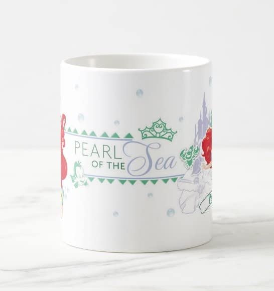 Mermaid Ceramic Coffee Mug - 11oz (325ml) Microwave Safe Tea Cup for Kids, Girls & Toddlers - Perfect Birthday Party Favors, Return Gifts & Daily Use - Great for Hot Chocolate, Milk & Beverages