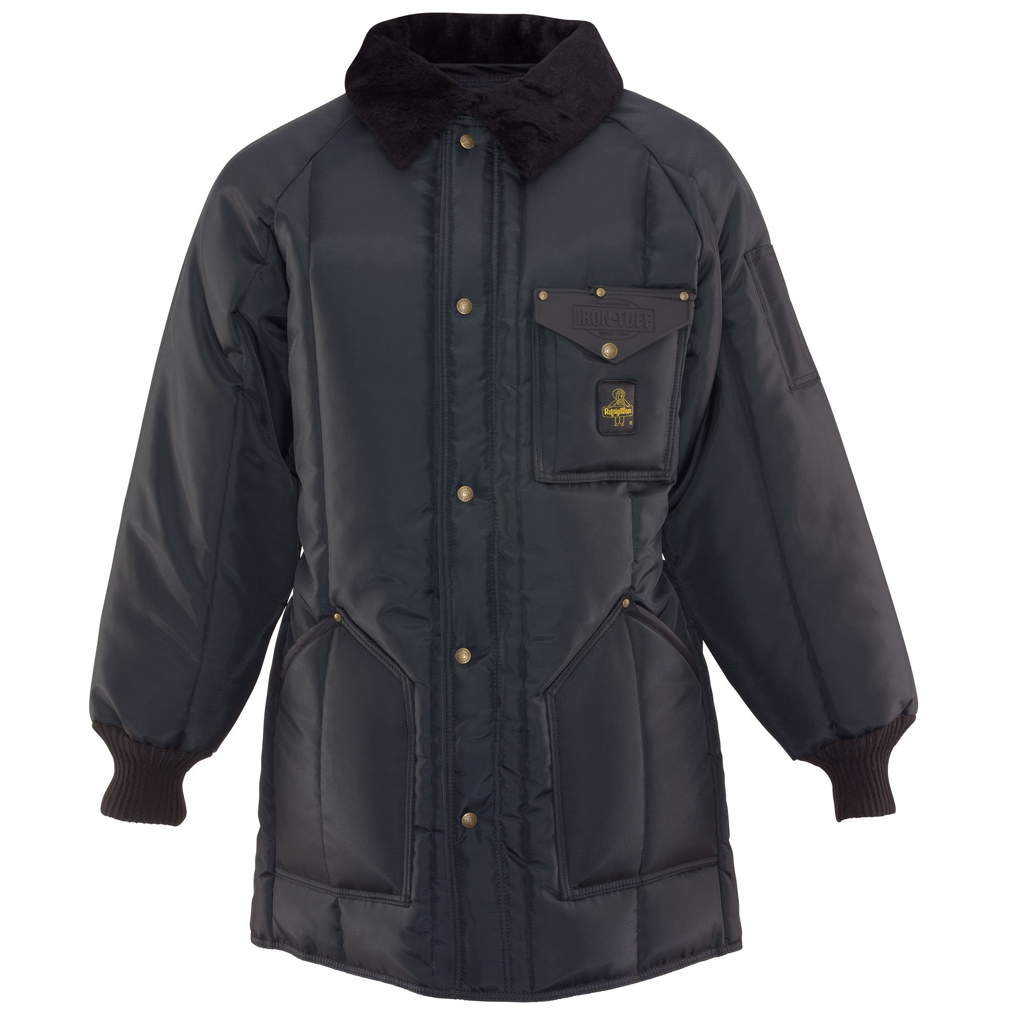 RefrigiWear Men's Waterproof Insulated Winter Coat with Fleece Collar - Heavy Duty Cold Weather Jacket for Outdoor Work, Hunting & Snow Activities
