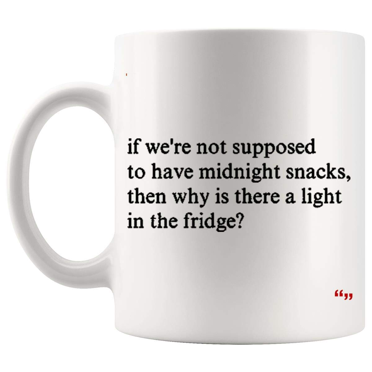 Funny Sarcasm Coffee Mugs - Hilarious Gag Gifts for Office & Home Use | Perfect for Midnight Snacks, Fridge Humor & Coffee Lovers