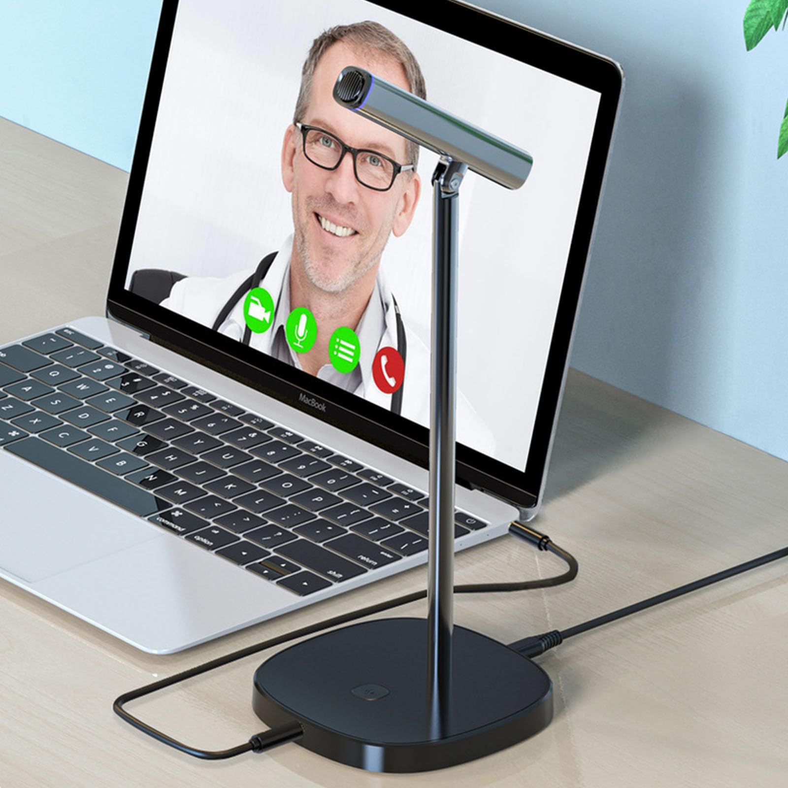 Best USB-C Computer Microphone with AI Noise Cancellation - Crystal Clear Voice for Zoom Meetings, Gaming & Podcasting (Plug & Play PC/Mac Mic)