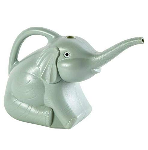 2 Quart Plastic Elephant Watering Can - 1/2 Gallon Creative Garden Watering Jug for Home, Lawn & Outdoor Plants | Perfect for Patio Gardening, Flower Beds & Indoor Potted Plants