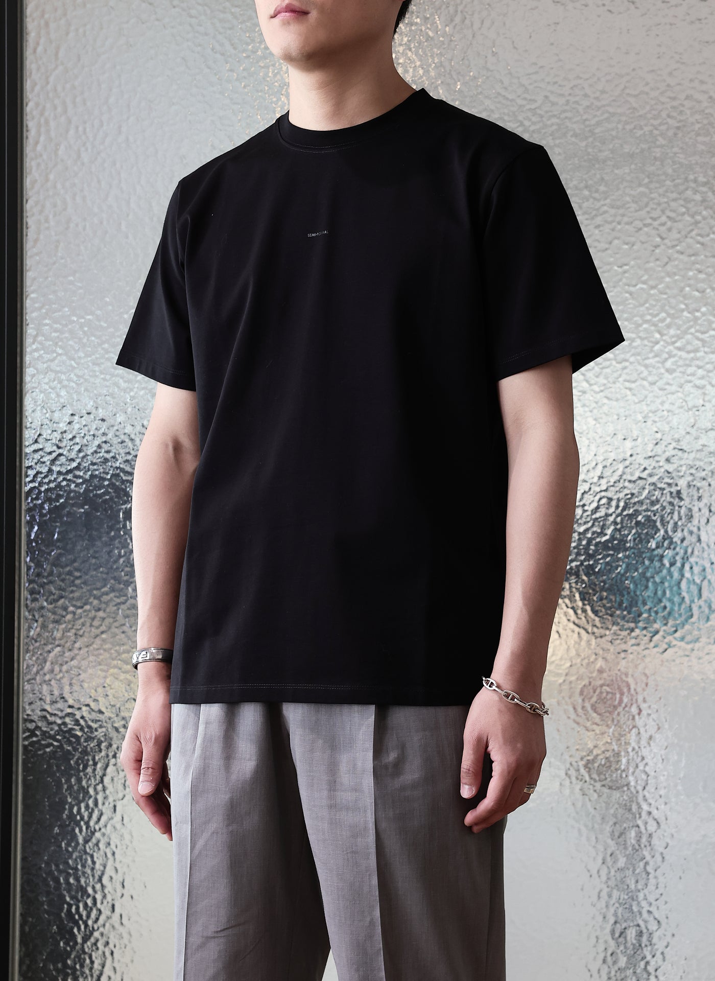 Premium Mercerized Cotton T-Shirt (T01) - Soft Breathable Men's Casual Tee for Everyday Wear & Layering