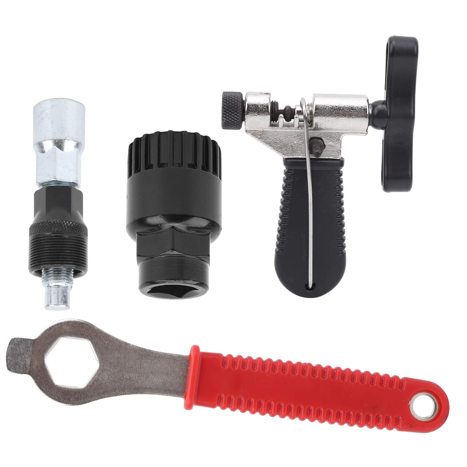 **Bike Chain Breaker Tool - High Strength Steel Bicycle Repair Kit with Hex Wrench Set for Road & Mountain Bikes - Perfect for DIY Bike Maintenance & On-the-Go Repairs**
