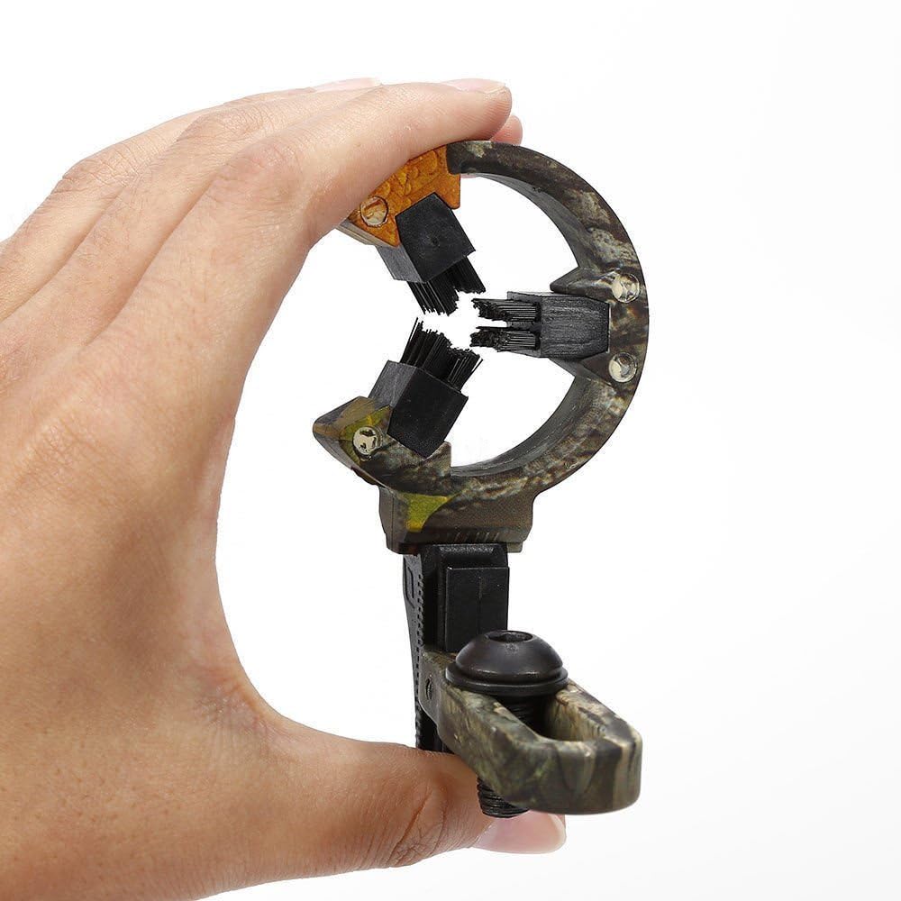 Brush Capture Arrow Rest with 3 Extra Brushes for Archery Practice
