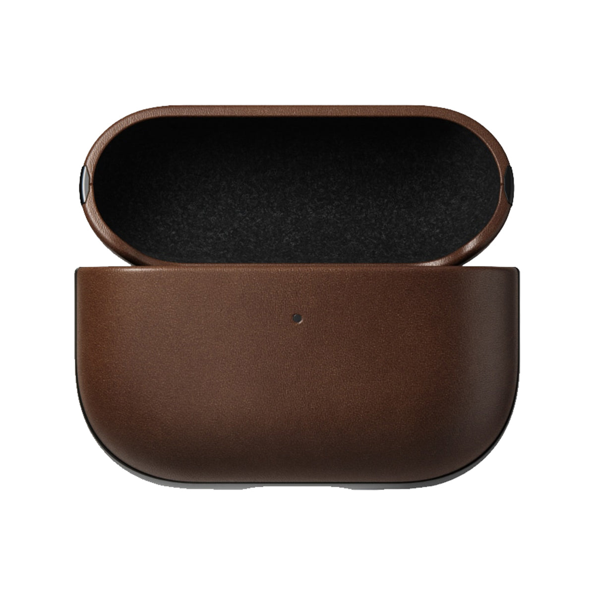 Premium NOMAD Modern Leather Case for Apple AirPods Pro 2 - Genuine Brown Leather Cover with Scratch Protection | Perfect for Travel, Workouts & Everyday Use