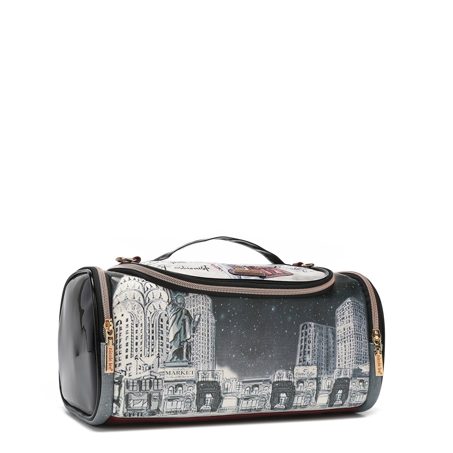 MIRA Large Cosmetic Pouch - Waterproof Makeup Bag for Travel, Gym & Daily Use - Spacious Organizer for Toiletries, Brushes & Beauty Essentials