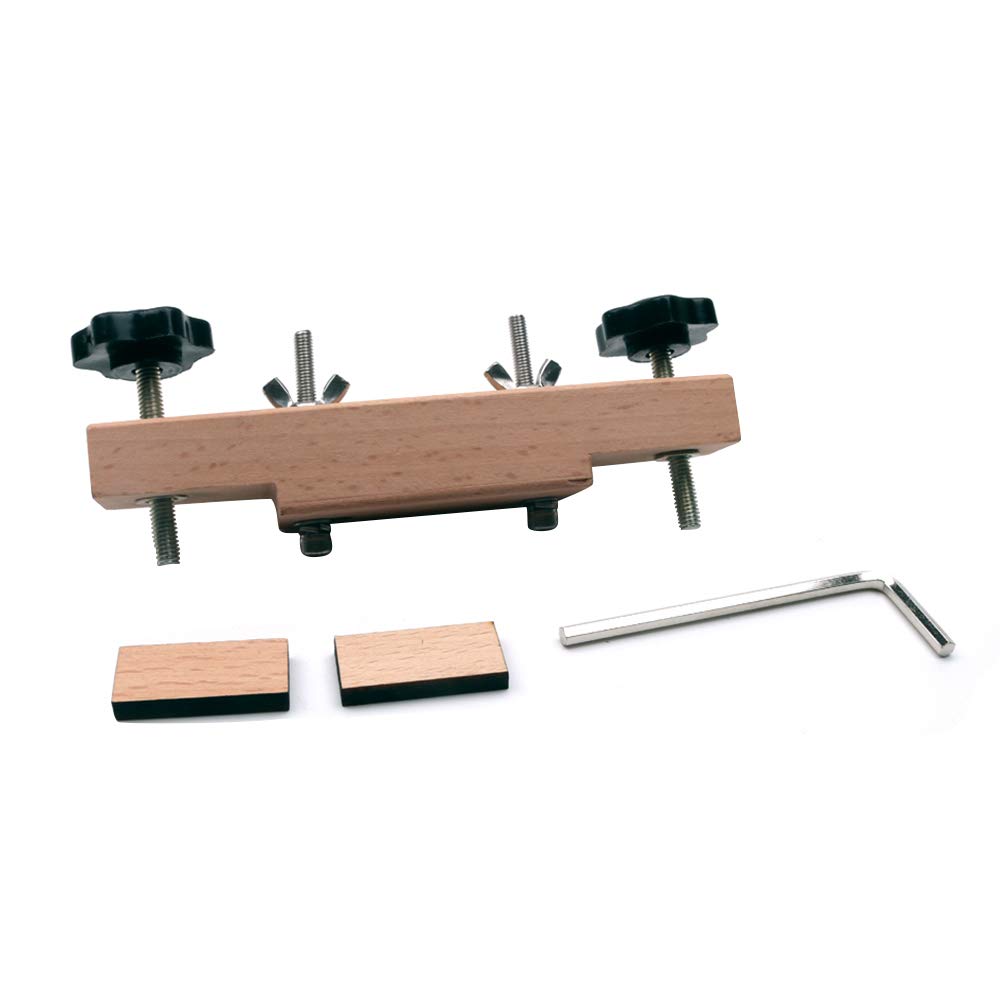 Decdeal Maple Guitar Bridge Clamp - Acoustic & Classical Guitar Repair Tool for Easy Installation - Perfect for Guitar Maintenance, Bridge Fixing & DIY Repairs