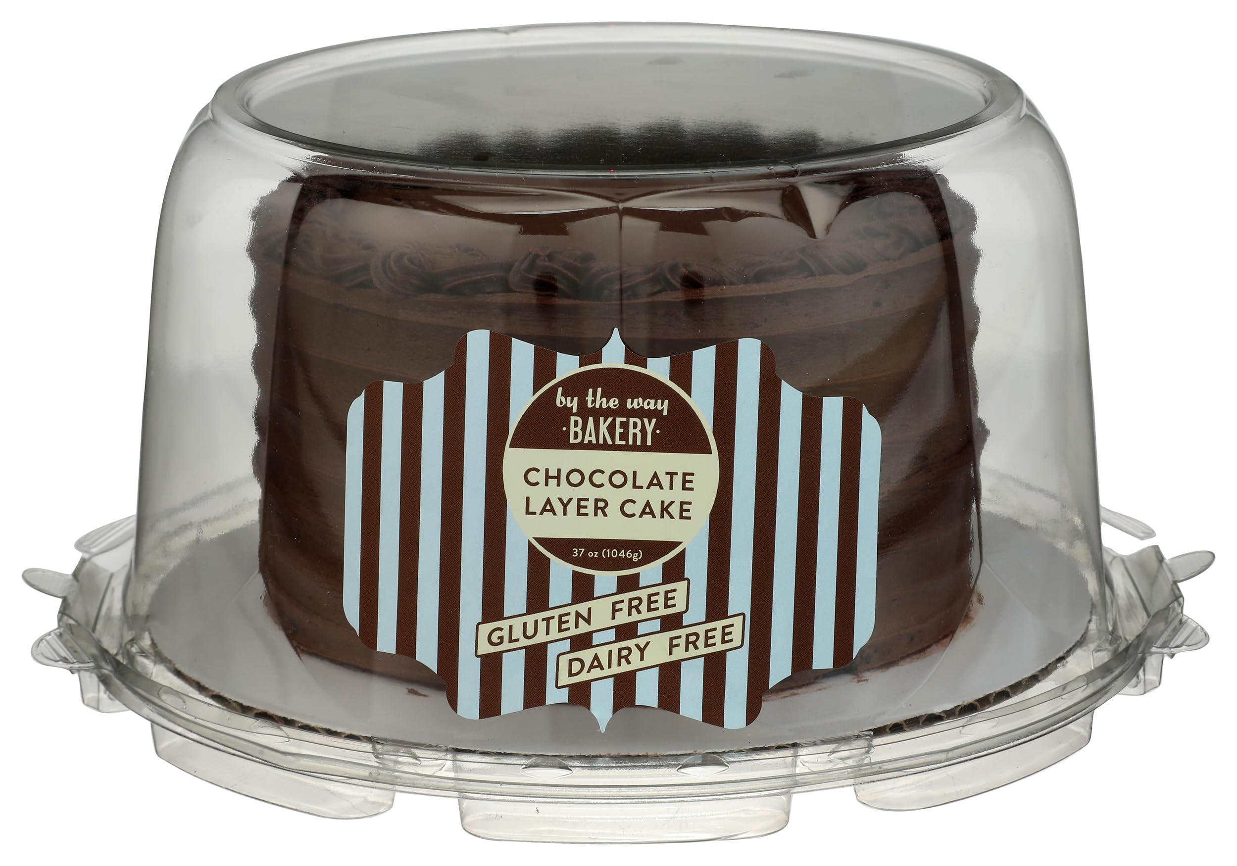 BY THE WAY BAKERY Chocolate Cake - 37oz Premium Gourmet Dessert for Birthdays, Parties & Special Occasions