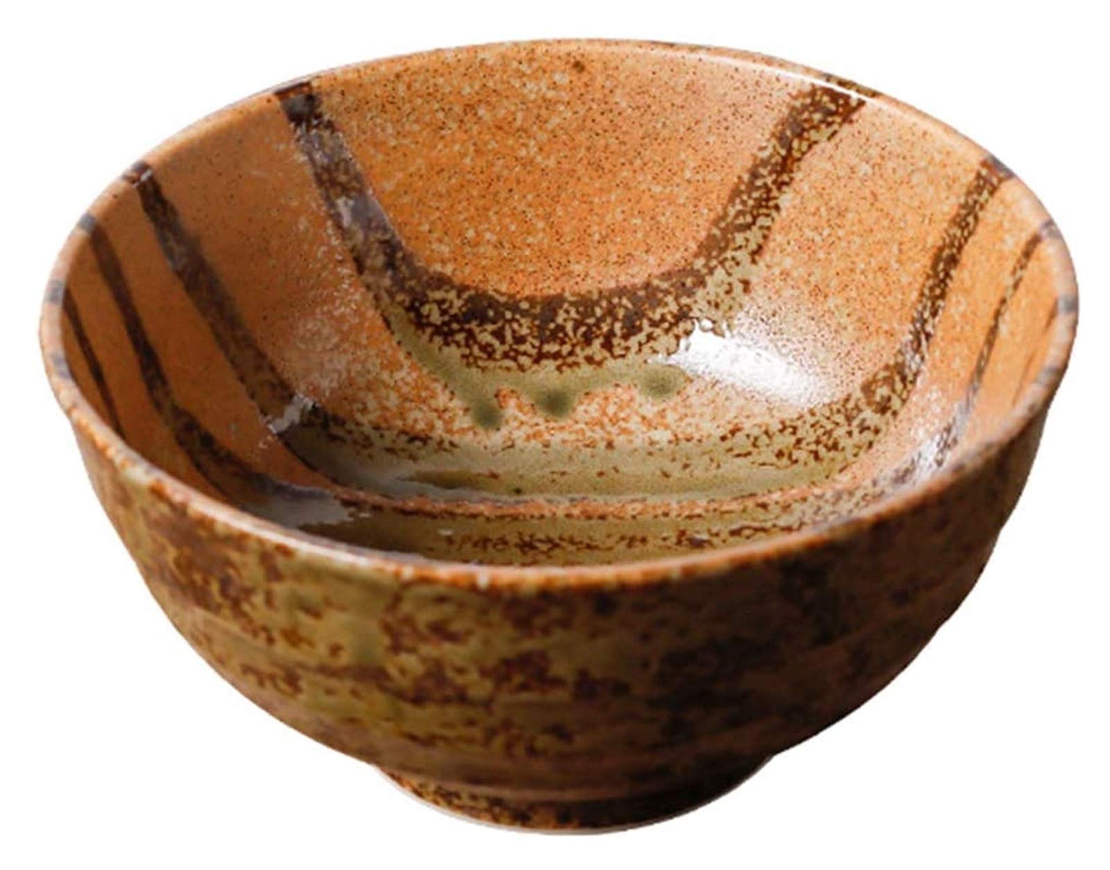 Premium Japanese Ceramic Ramen Bowl Set - 450ml Vintage Style Soup Noodles Bowl for Ramen, Udon, Pho & Pasta - Microwave & Dishwasher Safe - Perfect for Home Dining, Restaurant Use & Gift Giving