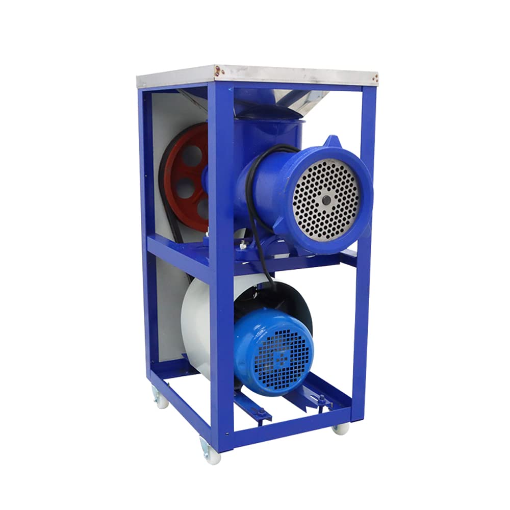 220V 4KW Electric Bone Crusher Grinder - Heavy Duty Meat & Feed Processor for Fish, Chicken, Livestock - Perfect for Farms, Butcher Shops & Pet Food Production