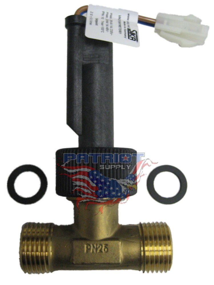 CCRKIT18 Domestic Hot Water Flow Switch Assembly Sika VKX15M1WETER01 - Replacement Part for Boilers, Water Heaters & HVAC Systems | Ideal for Home & Commercial Plumbing Maintenance