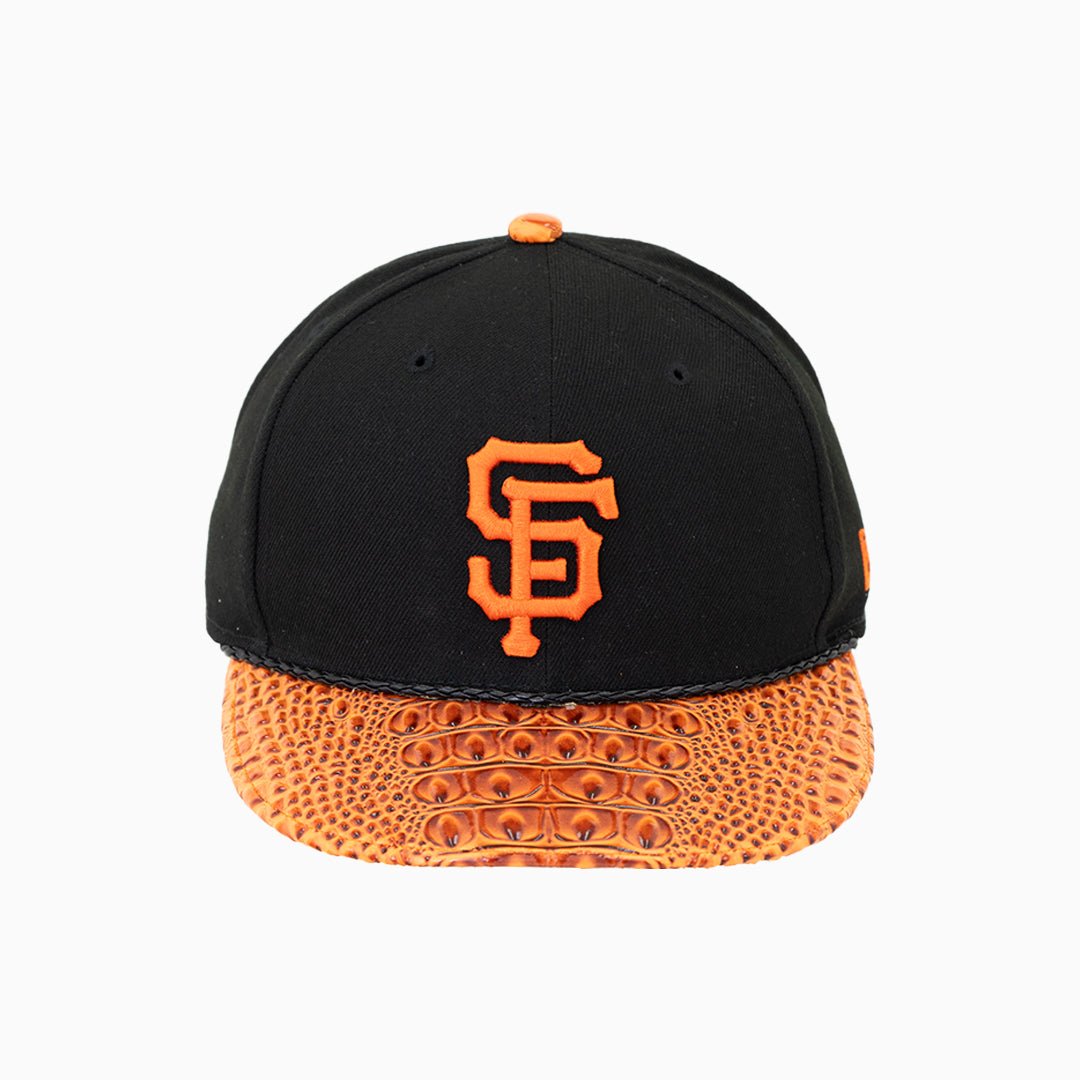 Breyer's Buck 50 San Francisco Giants MLB Baseball Cap with Genuine Leather Visor - Official Licensed Hat for Baseball Fans & Streetwear Fashion