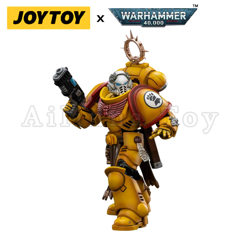 JOYTOY 1/18 Scale Warhammer 40K Imperial Fists Veteran Brother Thracius Action Figure - Collectible Model for Display, Gaming & Warhammer 40K Fans