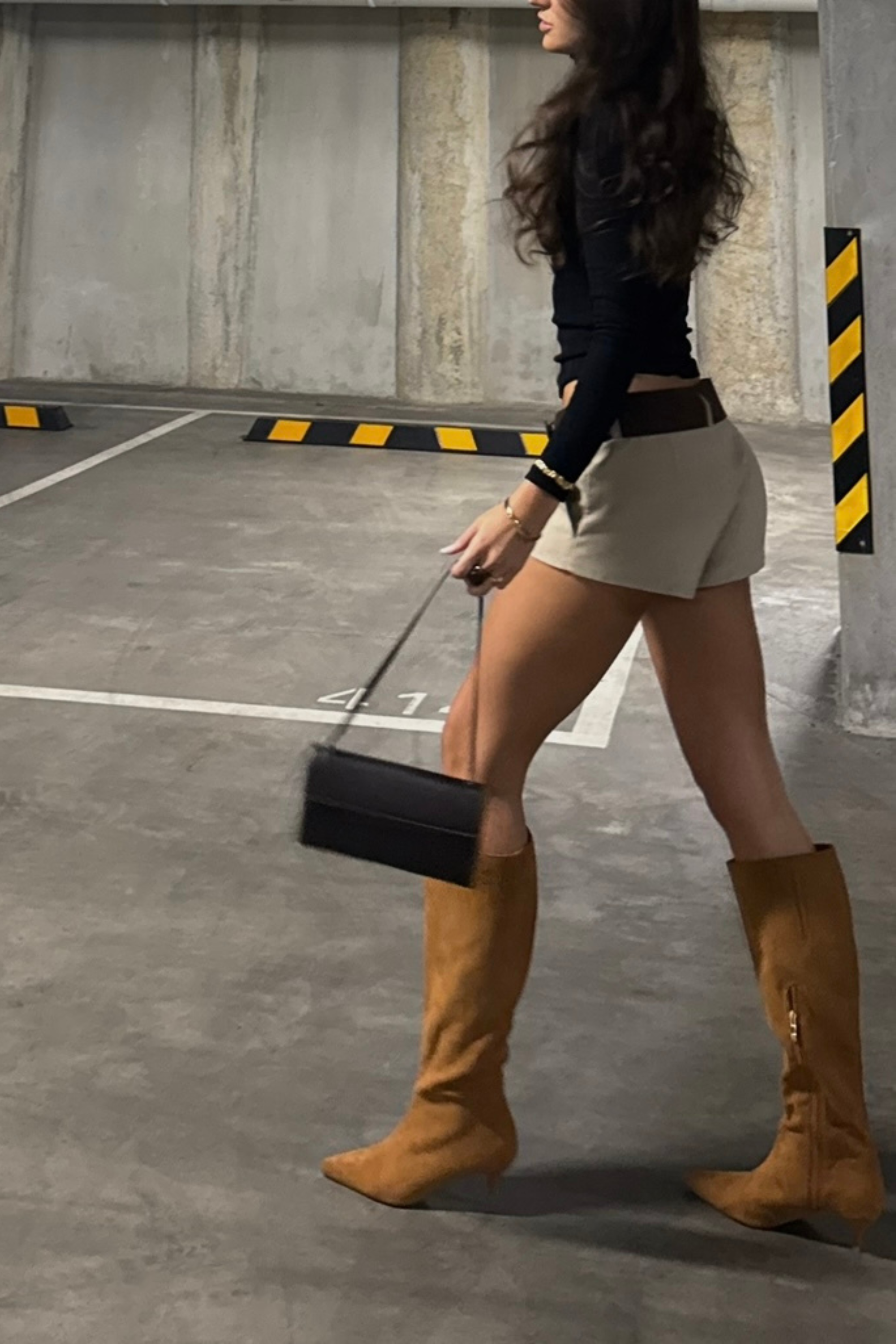 Lucila Women's Knee High Boots in Tan Micro Suede - Stylish & Comfortable for Fall & Winter Fashion