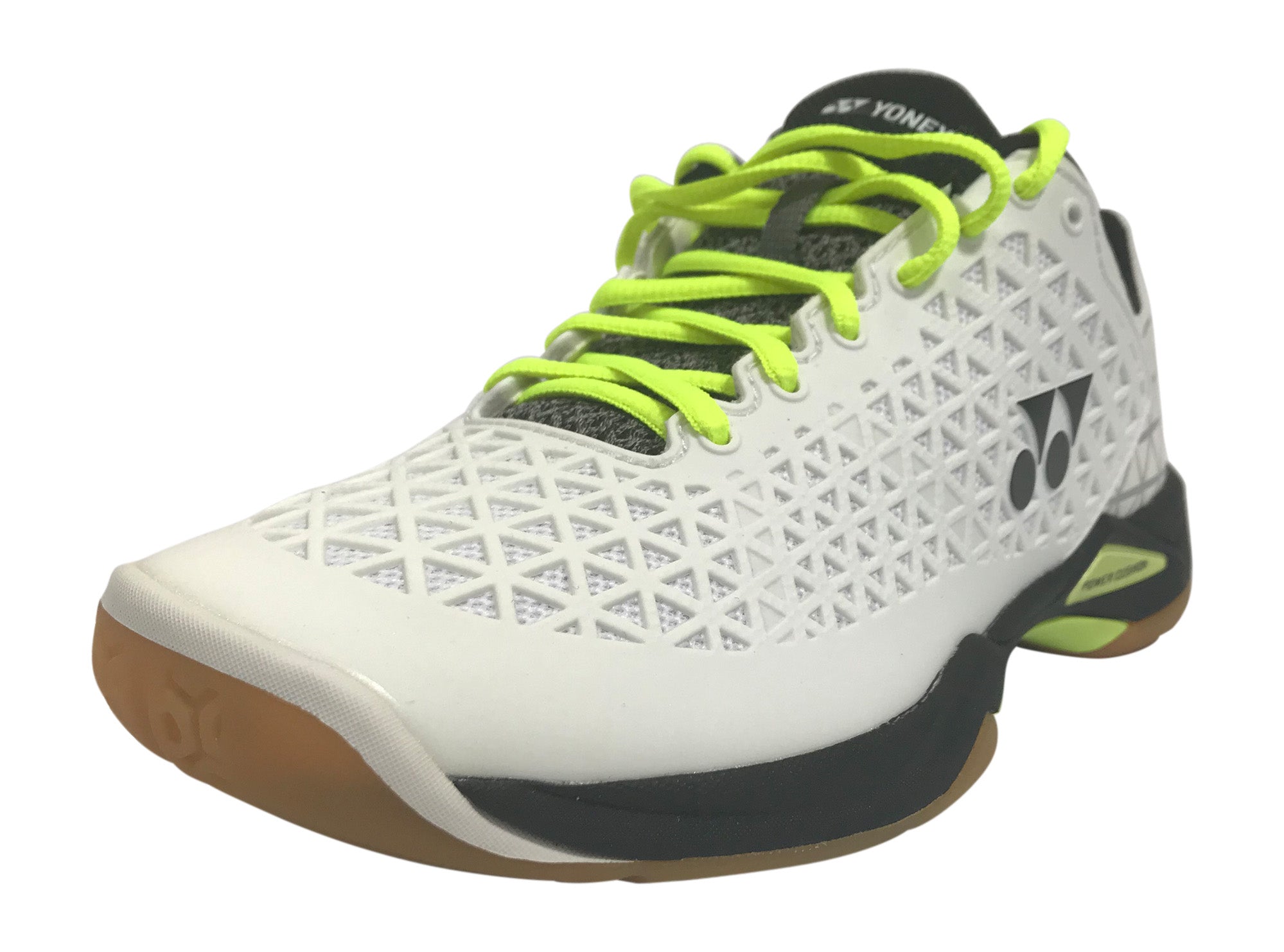 Yonex Power Cushion Eclipsion X Unisex Badminton Shoes - White/Black - Lightweight Comfort for Indoor Court Sports & Training