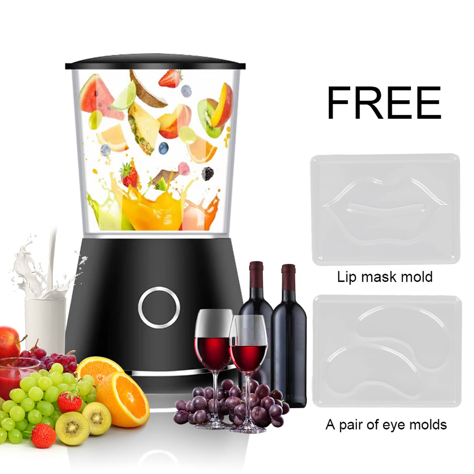 Automatic DIY Facial Mask Machine for Home SPA - Fruit & Vegetable Face Mask Maker Kit with Skin Care Mask for Beauty & Relaxation | Perfect for At-Home Skincare Routine & Self-Care Sessions