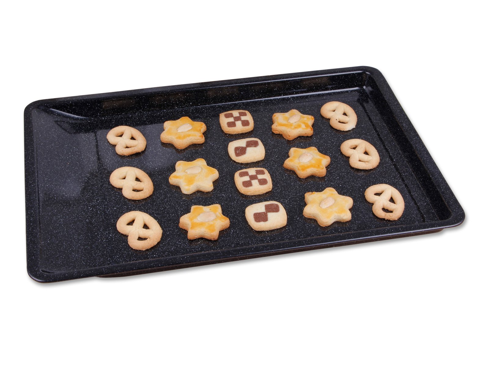 CHG Classic Non-Stick Baking Tray - Premium Carbon Steel Cookie Sheet for Oven, Roasting & Baking - Perfect for Cookies, Pizza, Roast Chicken & More (Anthracite)