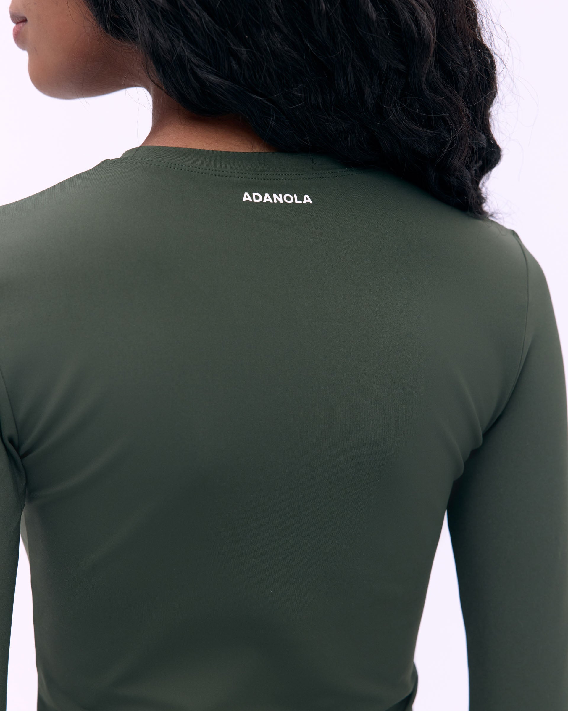 Ultimate Long Sleeve Top for Women - Soft Stretch Dark Olive Shirt | Casual Wear, Layering & Office Outfits