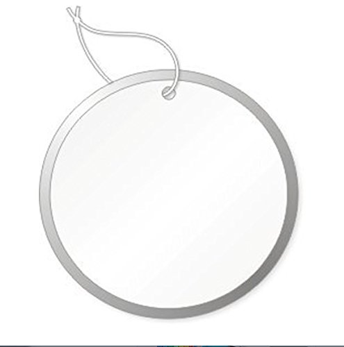 500pcs 2-1/4 Inch White Round Tags with Metal Rims & Knotted String - Perfect for Gift Wrapping, Crafts, and Product Labeling (Bulk Pack)