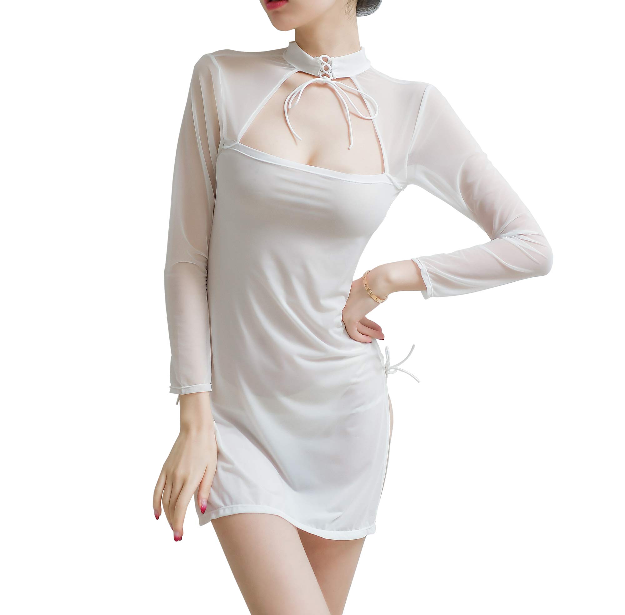 Sexy Anime Cosplay Lingerie - Chinese Cheongsam Babydoll Costume for Women | Perfect for Halloween, Cosplay Events & Boudoir Photography