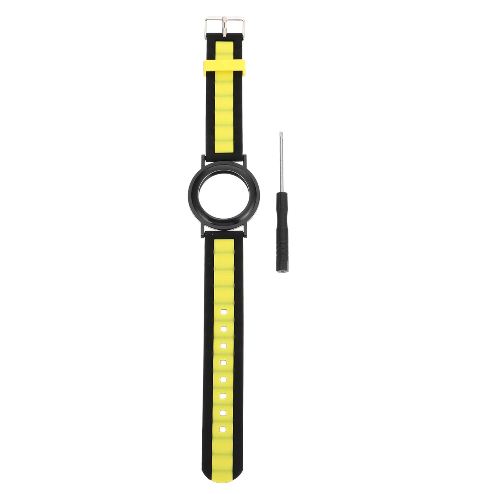 CRAFTHROU Silicone Watch Band with Strap Tracking - Durable Wristband Cover for Smartwatches & Fitness Trackers - Perfect for Running, Swimming & Outdoor Activities