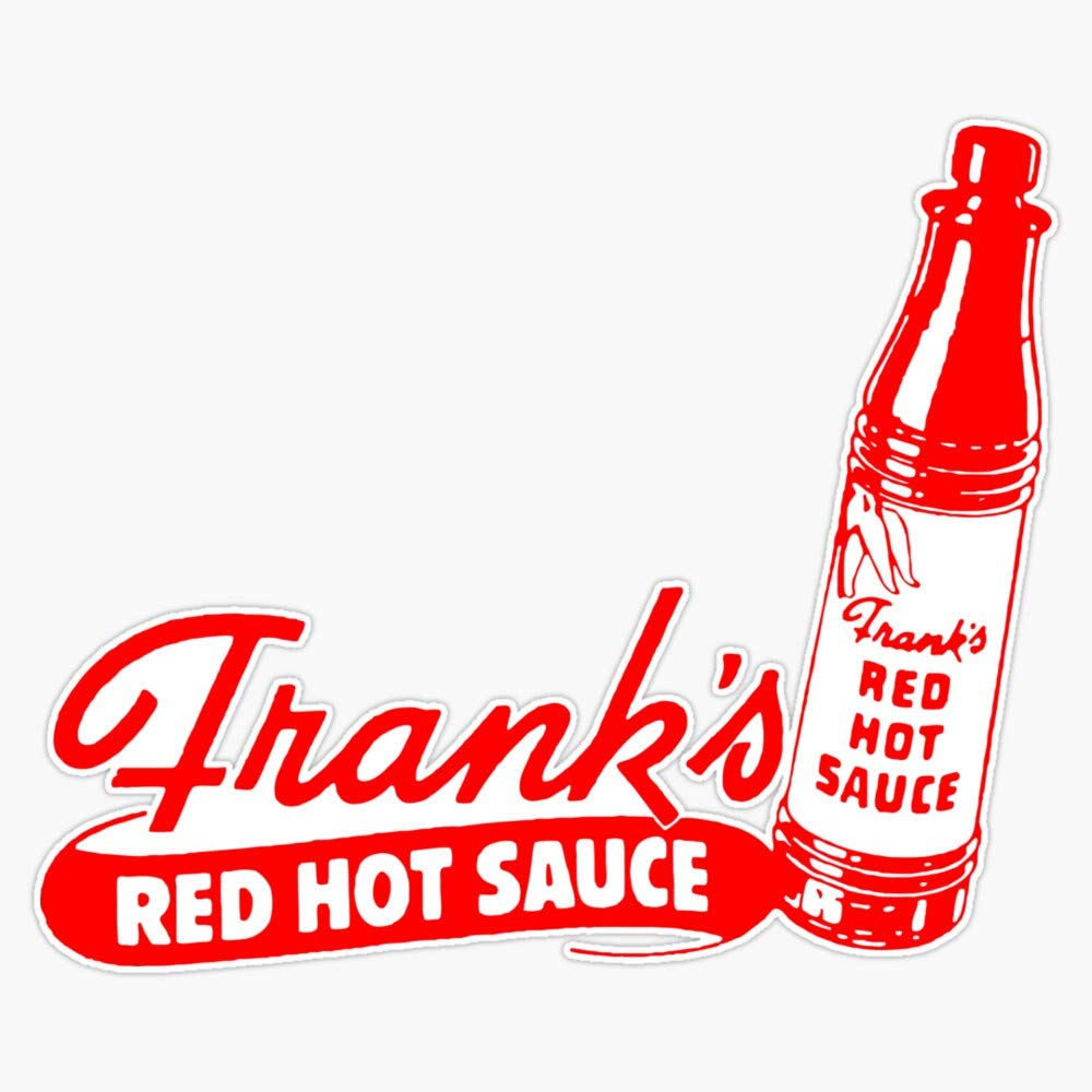 Frank's Hot Sauce Vinyl Bumper Sticker - 5